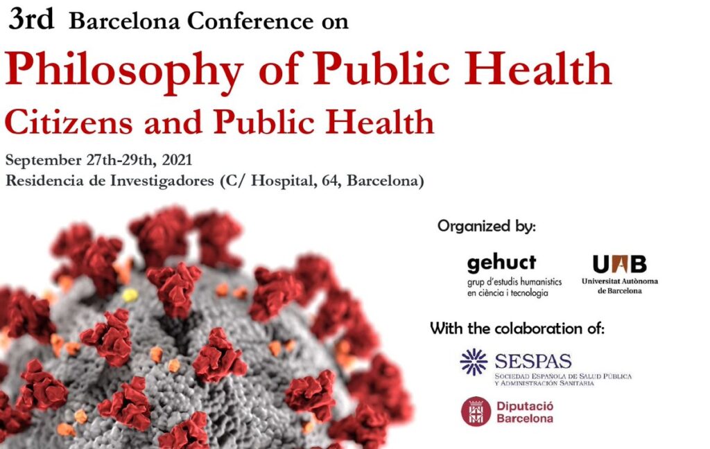 III Barcelona Conference of Philosophy of Public Health.